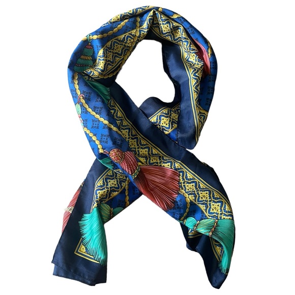 Vintage Avon Made Exclusively In Italy Polyester Scarf Twilly - Picture 1 of 7